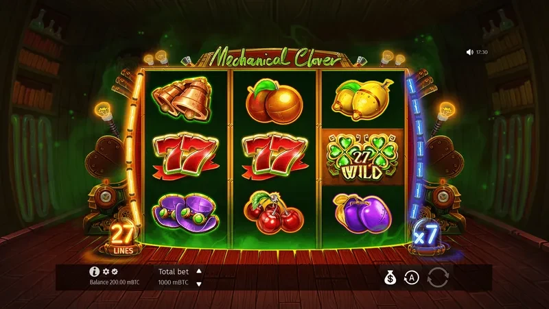 永利国际Microgaming蒸汽朋克风格老虎机界面